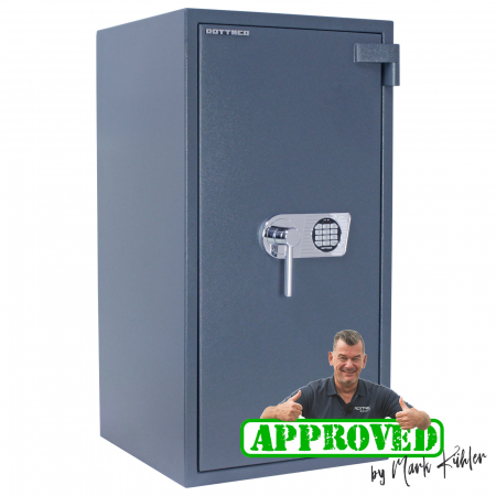 Seifuri certificate - Seif Antiefracţie şi Antifoc Rottner Imperial Fire 100 T05822 EN3 Închidere Electronică Gri Închis