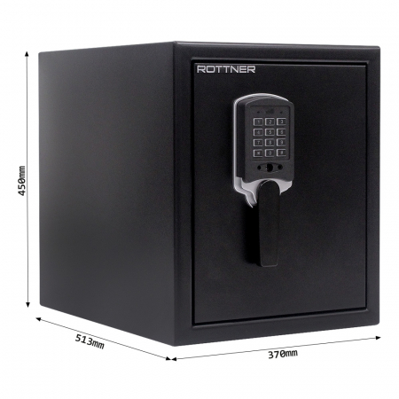 Seif Antifoc Rottner Fire Data 40 Încuietoare Electronică Negru [3]