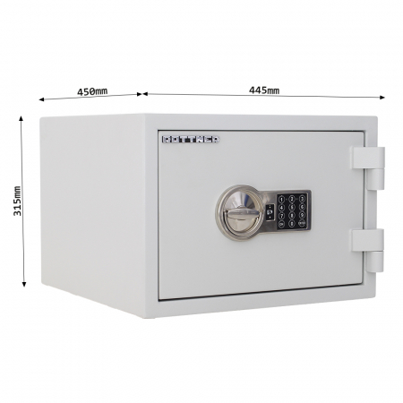 Seif Antifoc Rottner Fire Safe 30 T06016 Închidere Electronică Gri [3]