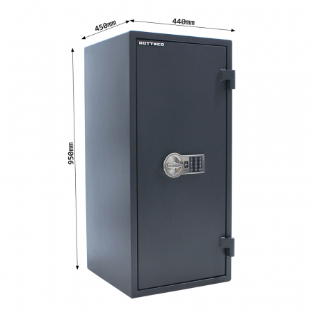 Seif Antifoc și Antiefracție Rottner Fire Hero 100 T06321 EN1 Închidere Electronică Antracit [4]