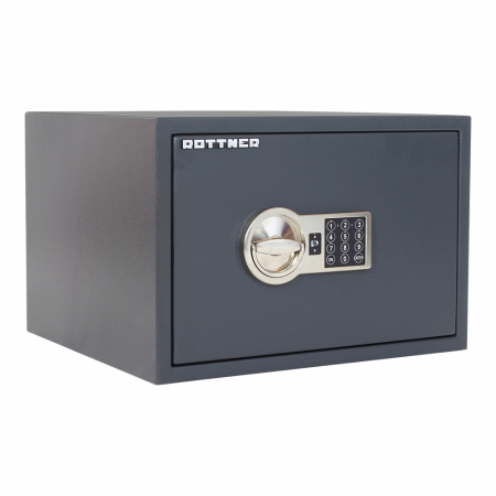 Seifuri certificate - Seif Certificat S2 Rottner Power Safe 300 T05723 Închidere Electronică Antracit