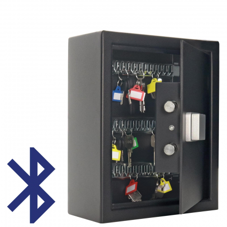Protectie si transport valori - Seif Chei Rottner Fifty BT Key Antracit cu Încuietoare Blutooth