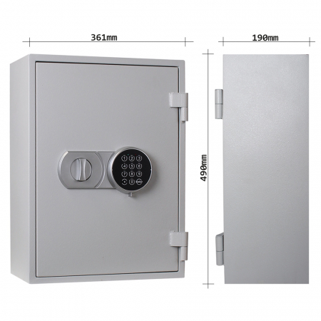 Seif pentru Chei Antifoc Rottner Fire Key 20 Închidere Electronică Gri [3]
