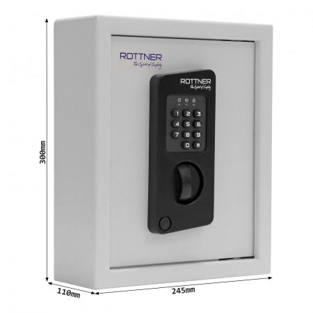 Seif pentru Chei Rottner Keytronic 20 Închidere Electronică Gri [3]