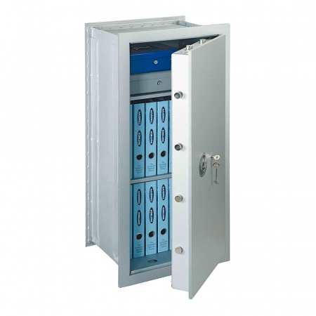 Seifuri - Seif Perete Antiefracţie Rottner Stone GSE 100 Premium EN1 Închidere Electronică Alb