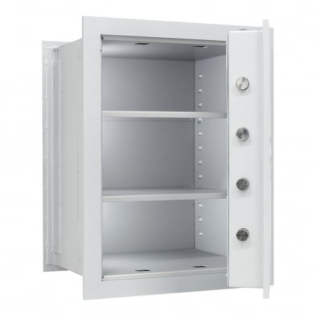 Seif Perete Antiefracţie Rottner Stone SE 65 Premium EN1 Închidere Electronică Alb [1]