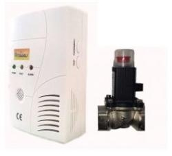 Accesorii centrale termice pe gaz - Detector de gaz cu electrovana ITALGAS