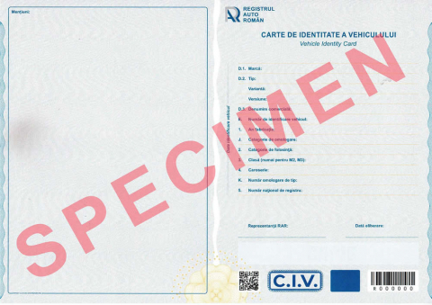 Scutere benzina - Servicii Logistica - Carte de Identitate Vehicul