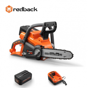 Ferastraie cu lant - Set Redback ferastrau cu lant 12" E212C 40V + acumulator Li-Ion EP60 40V/6Ah + incarcator rapid EC50 40V/5A