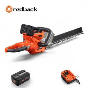 Foarfece gard viu - Set Redback trimer gard viu E522D + acumulator Li-Ion EP20 40V/2Ah + incarcator EC20 40V/2A