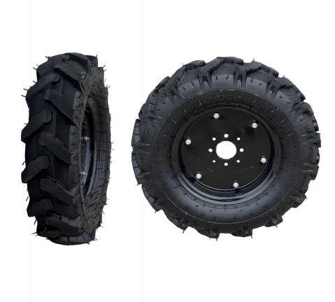 Accesorii utilaje agricole - Set roti complete 6.00-12, 4 prezoane, profil agricol