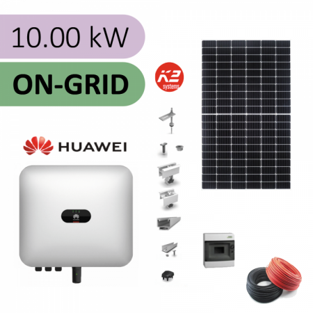 Sisteme fotovoltaice ON-GRID - trifazate - Sistem fotovoltaic ON-GRID, invertor 10 kW, trifazat