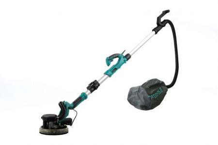 Slefuitor pentru pereti pliabil cu LED si aspirator Detoolz DZ-C206 + valiza de transport 750W Ø225mm [1]