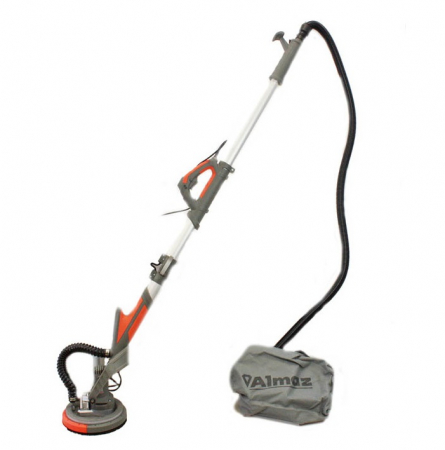 Slefuitoare electrice - Slefuitor pereti pliabil cu aspirator si LED Almaz AZ-EC001 750W Ø225mm