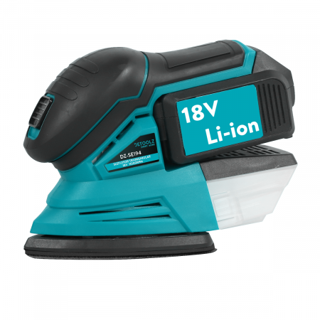 Echipamente platforma cu acumulator unic Detoolz FLEXI POWER - Slefuitor triunghiular Detoolz DZ-SE194 18V 11000rpm