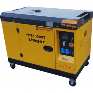 Generator Stager YDE15000T 12 kVA Diesel, monofazat, insonorizat, 48A, 3000rpm [1]