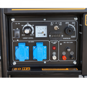 Generator sudare diesel Stager YDE6500EW 1158006500EW  monofazat, 4kVA, curent sudare 160A, pornire la cheie [2]
