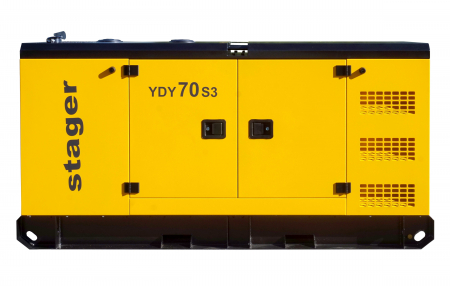 Generator insonorizat Stager YDY70S3 1158000070S3 70kVA, 89A, 1500rpm, trifazat, diesel [1]