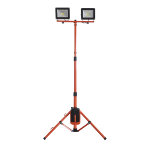 Turnuri de lumina - Stand 2 proiectoare cu led 2x20W Redback ED40
