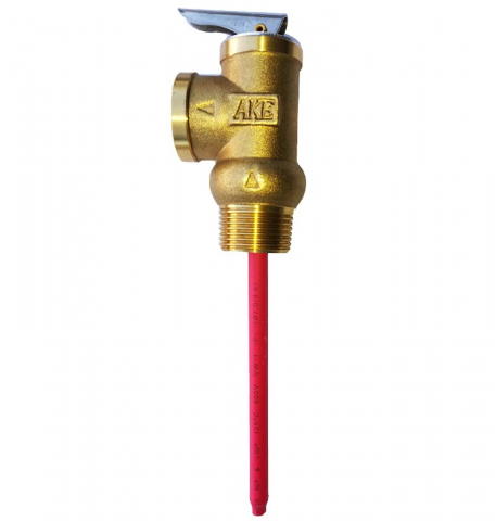 Accesorii panouri solare termice - Supapa de siguranta presiune/temperatura - 90 grade celsius/6bar - 3/4
