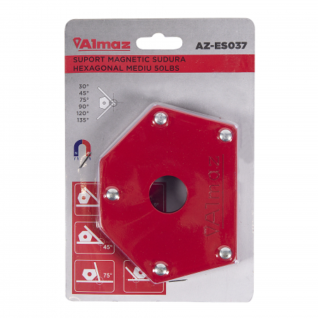 Suport magnetic sudura hexagonal mediu 22 kg [1]