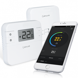 Accesorii centrale termice - Termostat de ambient cu control prin internet Salus RT310i, wi-fi