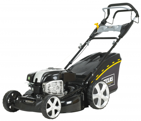 Masini de tuns gazon - Texas Razor 5130TR/W Masina de tuns gazon, 1.6CP, latime lucru 51cm, inaltime taiere 28-75mm, 65L, benzina, autopropulsata, reglaj central, la sfoara