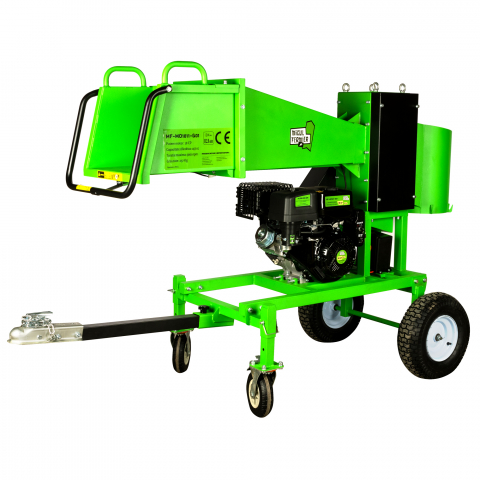 Tocator crengi Micul Fermier, motor benzina 18CP, diametru maxim de taiere Ø120mm, cu carlig de remorcare, pentru brichete [15]