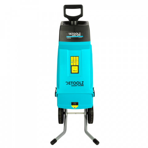Tocator de crengi si resturi vegetale Detoolz DZ-SE1005-G01, 2500W, 45mm diametru maxim de taiere, cu sac colector 45L [11]