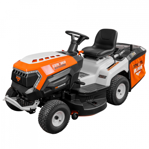 Masini de tuns gazon - Tractor de Tuns Gazon RURIS RX EXPLORER 1500M 15 CP, latime lucru 980mm, inaltime 30-90mm, sac colector 250l