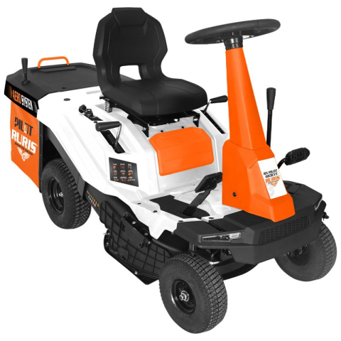 Curte, gradina, microferme - Tractor de Tuns Gazon RURIS RX Pilot 003 CVT 7.5 CP, latime lucru 610mm, inaltime 30-75mm, sac colector 150l