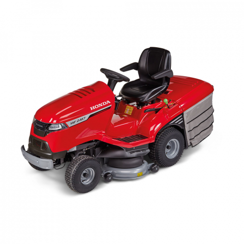 Masini de tuns gazon - Tractoraș de tuns gazon Honda HF 2417 K5 HTE, 13.19 CP, 102 cm, transmisie hidrostatica variabila, cos 300 litri  cu descarcare electrica