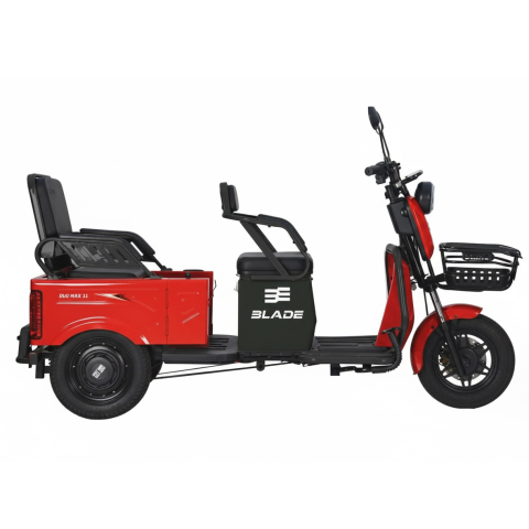 Tricicluri electrice - Triciclu electric 2 in 1 BLADE DUO MAX 11 Rosu Negru 1200W
