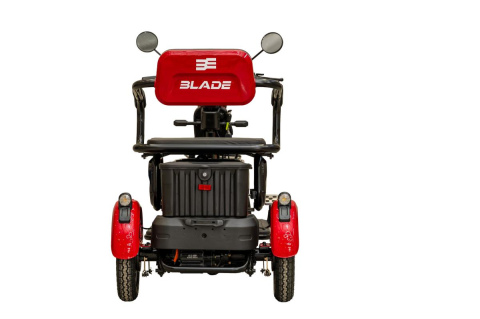 Triciclu electric BLADE VIVA 14  Rosu-Negru, 25 km/h,  1200W, autonomie pana la 50 km, CIV inclus [3]