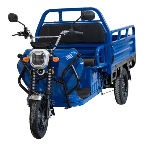 Tricicluri electrice - Triciclu electric cargo BLADE Sprint 3.0 Albastru-Negru 2000W - CIV inclus