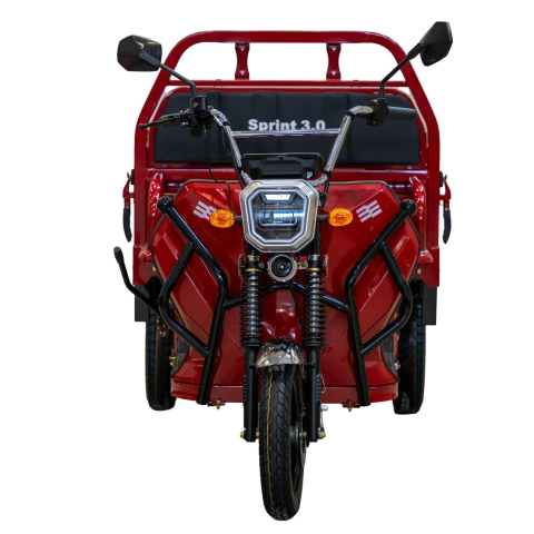 Triciclu electric cargo BLADE Sprint 3.0 Rosu-Negru 2000W - CIV inclus [2]