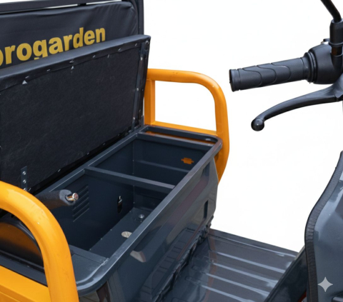 Triciclu Electric Cargo Progarden TRIVO 3000, 25km/h, autonomie 80km, fara permis, CIV inclus, 72V, 58Ah [7]