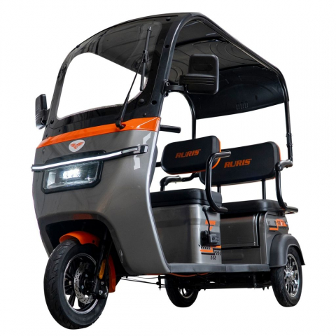 Triciclu electric cu cabina RURIS Pilot 3070G GRI fara permis, 2900W, viteza 25 km/h, autonomie 60 km [5]