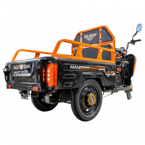Triciclu electric cargo RURIS Pilot 3110N NEGRU fara permis, 2000W, viteza 25 km/h, autonomie 80 km [18]