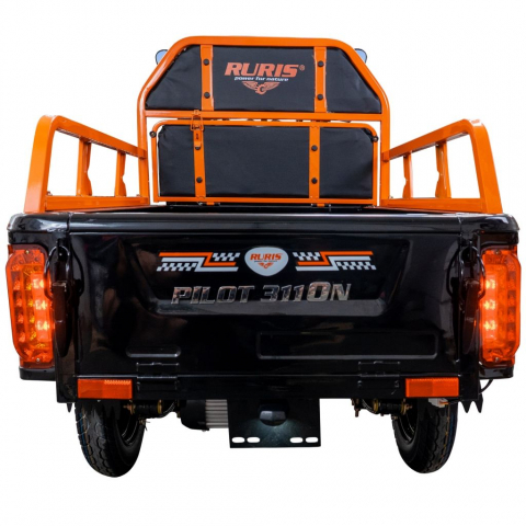 Triciclu electric cargo RURIS Pilot 3110N NEGRU fara permis, 2000W, viteza 25 km/h, autonomie 80 km [31]
