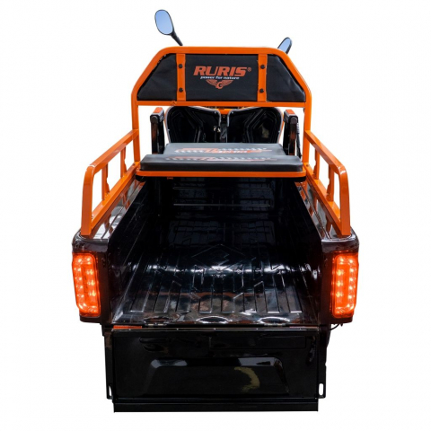 Triciclu electric cargo RURIS Pilot 3110N NEGRU fara permis, 2000W, viteza 25 km/h, autonomie 80 km [22]