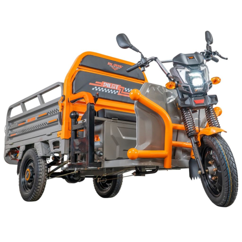 Triciclu electric cargo RURIS Pilot 3120G GRI fara permis, 2000W, viteza 25 km/h, autonomie 70 km [3]