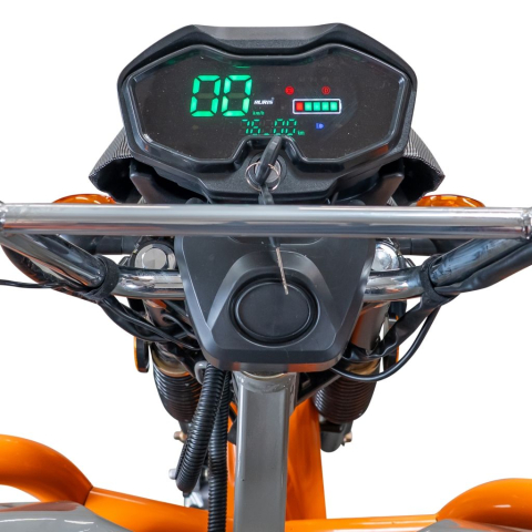 Triciclu electric cargo RURIS Pilot 3120G GRI fara permis, 2000W, viteza 25 km/h, autonomie 70 km [14]