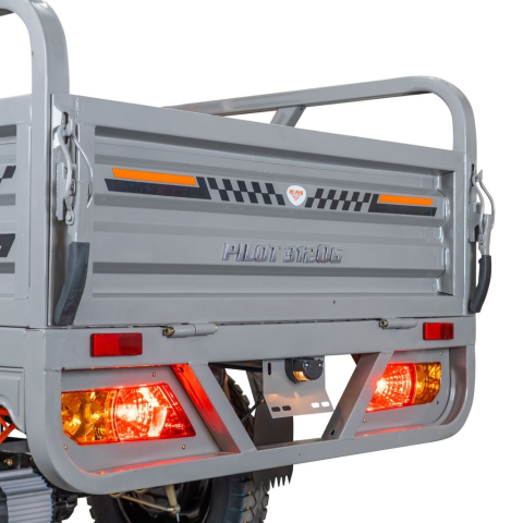 Triciclu electric cargo RURIS Pilot 3120G GRI fara permis, 2000W, viteza 25 km/h, autonomie 70 km [19]