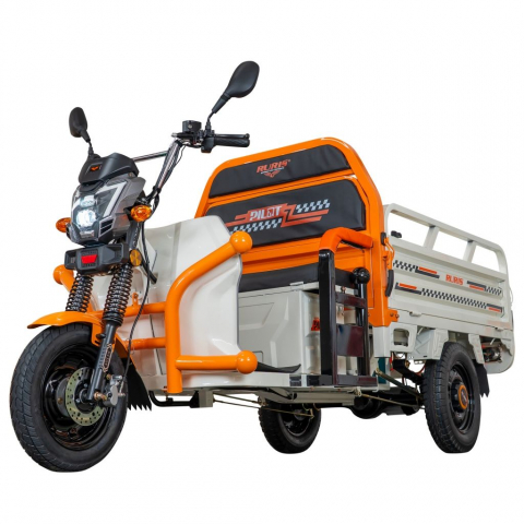 Triciclu electric cargo RURIS Pilot 3120A ALB fara permis, 2000W, viteza 25 km/h, autonomie 70 km [1]