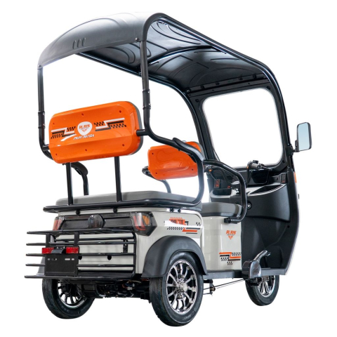 Triciclu electric cu cabina RURIS Pilot 3070A ALB fara permis, 2900W, viteza 25 km/h, autonomie 60 km [3]