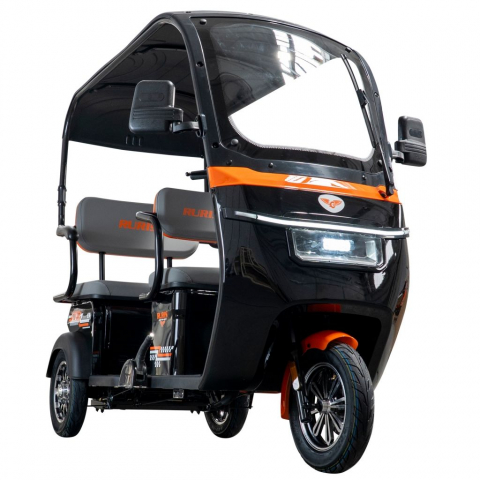 Triciclu electric cu cabina RURIS Pilot 3070N NEGRU fara permis, 2900W, viteza 25 km/h, autonomie 60 km [7]