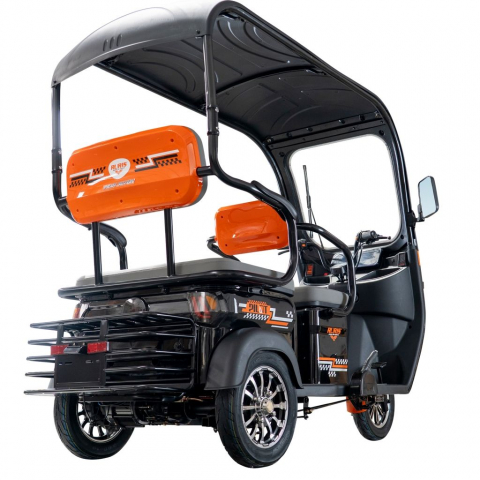 Triciclu electric cu cabina RURIS Pilot 3070N NEGRU fara permis, 2900W, viteza 25 km/h, autonomie 60 km [3]