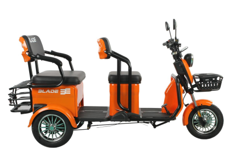 Triciclu electric persoane BLADE TRIP X2 Portocaliu-Negru 2000W, 2 locuri - CIV inclus [7]