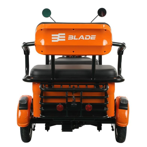 Triciclu electric persoane BLADE TRIP X2 Portocaliu-Negru 2000W, 2 locuri - CIV inclus [4]